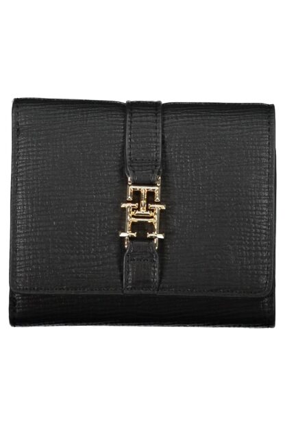 Tommy Hilfiger - Black Polyurethane Women Wallet