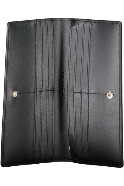 Tommy Hilfiger - Black Polyurethane Women Wallet