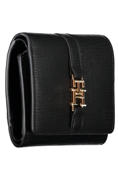 Tommy Hilfiger - Black Polyurethane Women Wallet