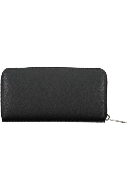 Tommy Hilfiger - Black Polyurethane Women Wallet