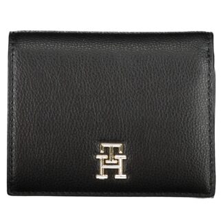 Tommy Hilfiger - Black Polyurethane Women Wallet