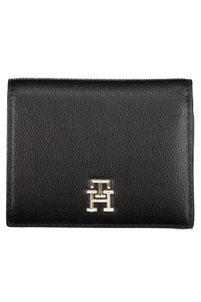 Tommy Hilfiger - Black Polyurethane Women Wallet