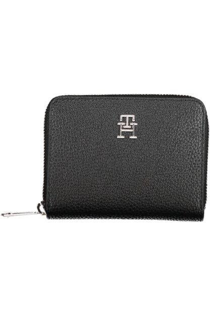 Tommy Hilfiger - Black Polyurethane Women Wallet