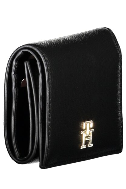 Tommy Hilfiger - Black Polyurethane Women Wallet