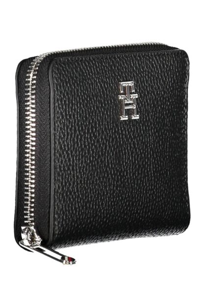 Tommy Hilfiger - Black Polyurethane Women Wallet