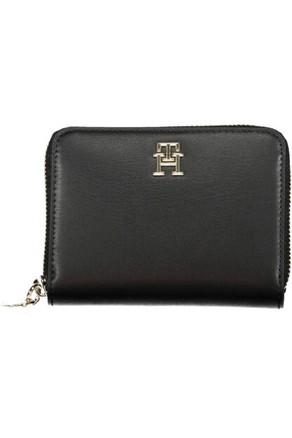 Tommy Hilfiger - Black Polyurethane Women Wallet