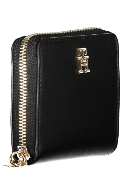 Tommy Hilfiger - Black Polyurethane Women Wallet