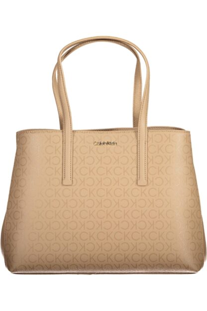 Calvin Klein - Beige Polyester Women Handbag