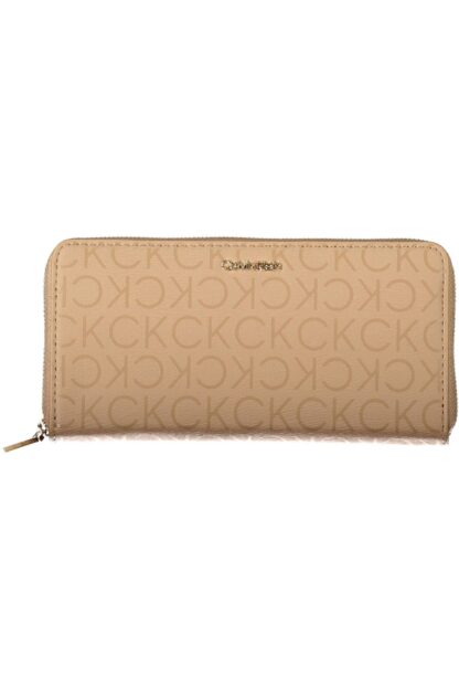 Calvin Klein - Beige Polyester Women Wallet