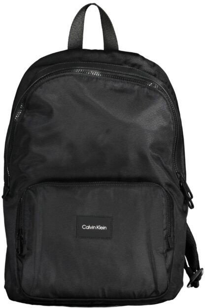 Calvin Klein - Black Polyester Men Backpack