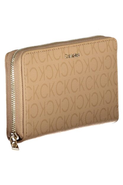 Calvin Klein - Beige Polyester Women Wallet