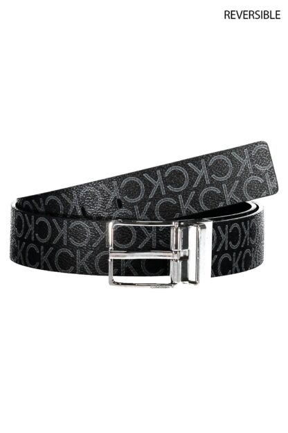 Calvin Klein - Black Polyurethane Men Belt