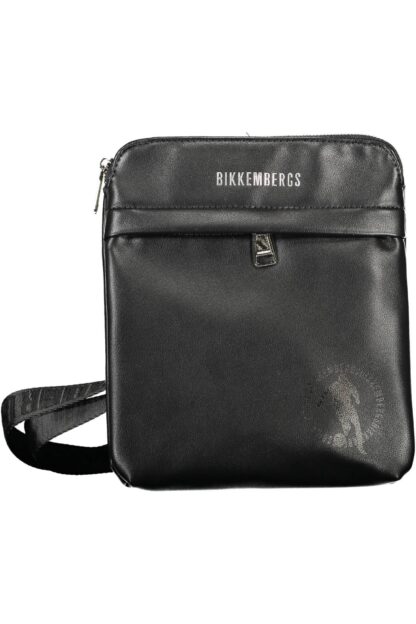 Bikkembergs - Black Polyurethane Men Shoulder Bag