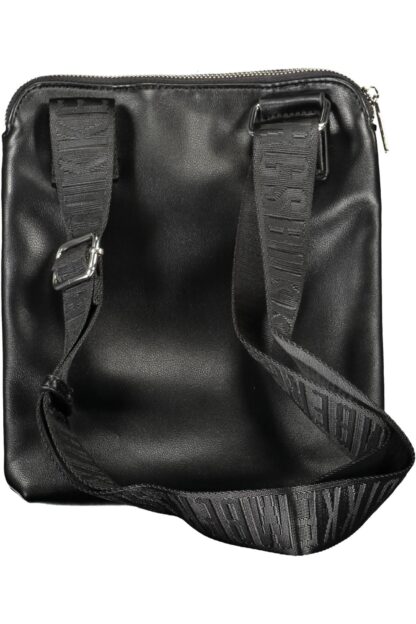 Bikkembergs - Black Polyurethane Men Shoulder Bag