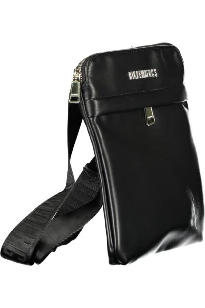 Bikkembergs - Black Polyurethane Men Shoulder Bag