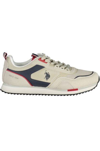 U.S. POLO ASSN. - Beige Polyester Men Sneaker