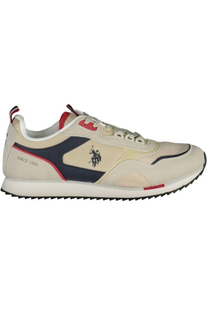 U.S. POLO ASSN. - Beige Polyester Men Sneaker