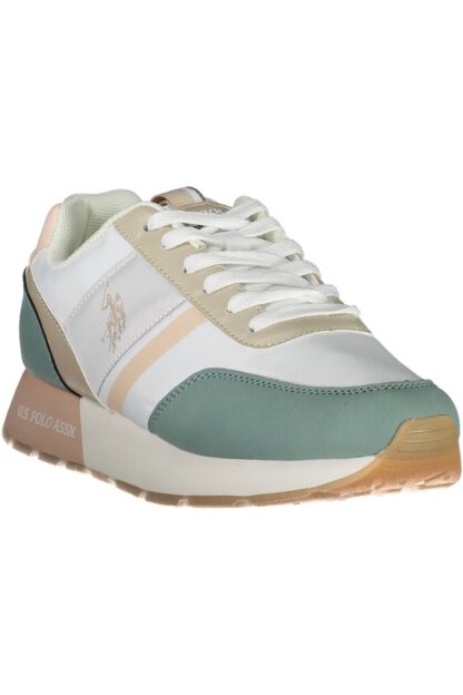 U.S. POLO ASSN. - White Nylon Women Sneaker