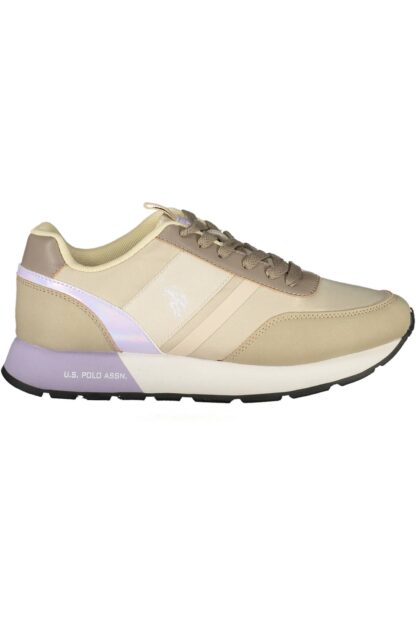 U.S. POLO ASSN. - Beige Nylon Women Sneaker