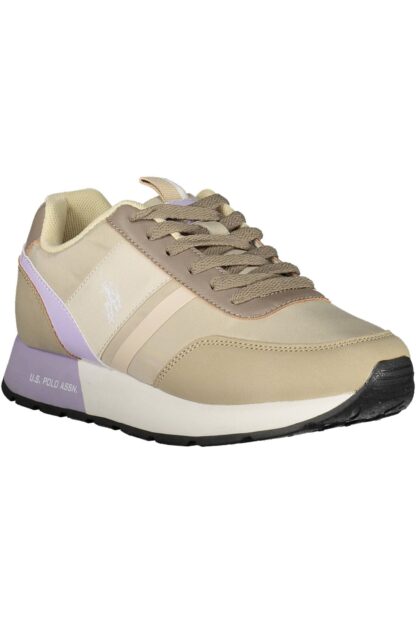 U.S. POLO ASSN. - Beige Nylon Women Sneaker