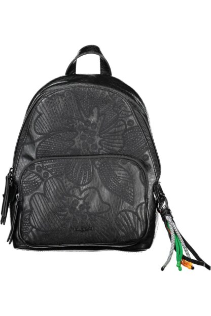 Desigual - Black Polyurethane Women Backpack