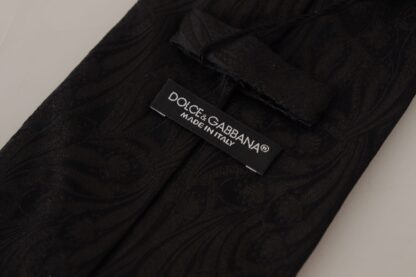 Dolce & Gabbana - Elegant Black Silk Tie