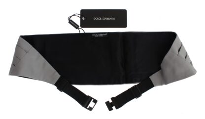 Dolce & Gabbana - Elegant Silk Gray Cummerbund