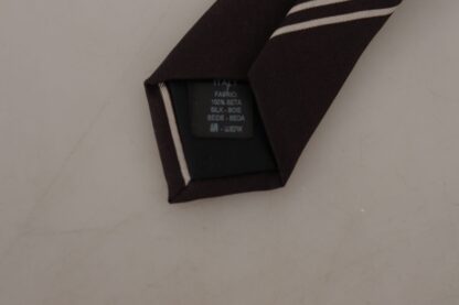 Dolce & Gabbana - Elegant Silk Brown Tie for Sophisticated Style