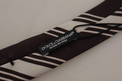 Dolce & Gabbana - Elegant Silk Brown Tie for Sophisticated Style