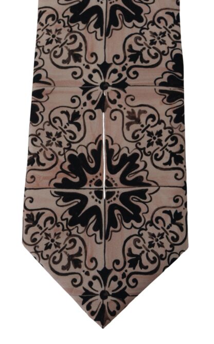 Dolce & Gabbana - Stunning Silk Gentleman's Tie in Rich Brown