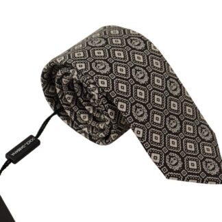 Dolce & Gabbana - Elegant Silk Brown Tie for Sophisticated Style