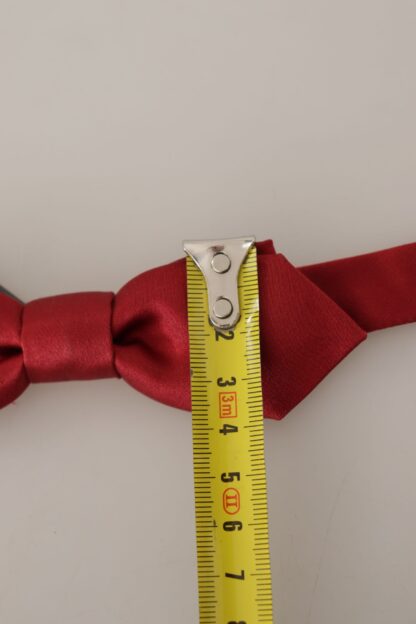 Dolce & Gabbana - Elegant Red Silk Bow Tie