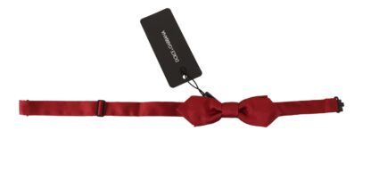 Dolce & Gabbana - Elegant Red Silk Bow Tie