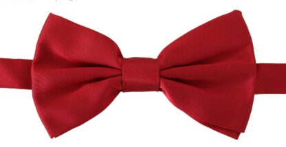 Dolce & Gabbana - Elegant Red Silk Bow Tie for Distinguished Gentlemen