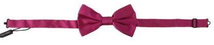 Dolce & Gabbana - Elegant Pink Silk Bow Tie