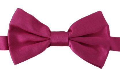 Dolce & Gabbana - Elegant Pink Silk Bow Tie