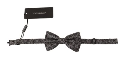 Dolce & Gabbana - Elegant Black Silk Bow Tie