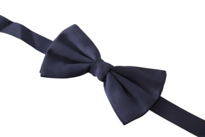 Dolce & Gabbana - Elegant Sapphire Silk Bow Tie