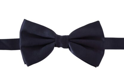 Dolce & Gabbana - Elegant Sapphire Silk Bow Tie