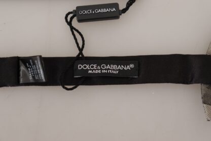 Dolce & Gabbana - Multicolor Silk Adjustable Bow Tie