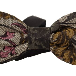 Dolce & Gabbana - Elegant Silk Black & White Bow Tie