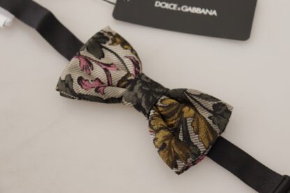 Dolce & Gabbana - Elegant Multicolor Silk Bow Tie