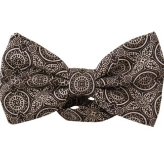 Dolce & Gabbana - Elegant Mustard Yellow Silk Bow Tie