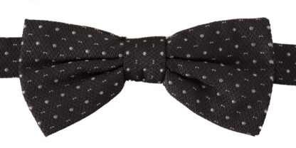 Dolce & Gabbana - Elegant Polka Dot Silk Bow Tie