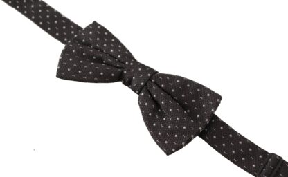 Dolce & Gabbana - Elegant Polka Dot Silk Bow Tie