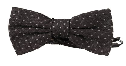 Dolce & Gabbana - Elegant Polka Dot Silk Bow Tie