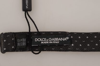 Dolce & Gabbana - Elegant Polka Dot Silk Bow Tie