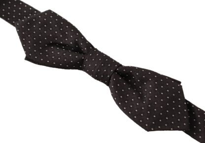 Dolce & Gabbana - Elegant Silk Polka Dot Bow Tie