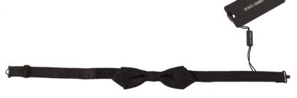 Dolce & Gabbana - Elegant Silk Polka Dot Bow Tie