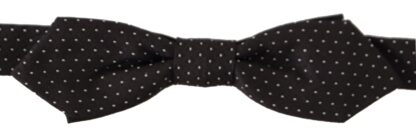 Dolce & Gabbana - Elegant Silk Polka Dot Bow Tie